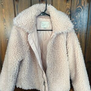 A New Day Women's light pink Sherpa Jacket